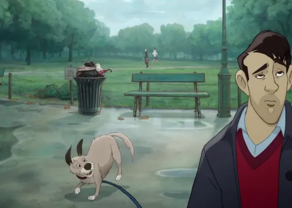 El perro contagiosamente feliz: precioso anuncio en versión corto de animación 