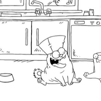 Los perros en la vida del gato más genial, con …