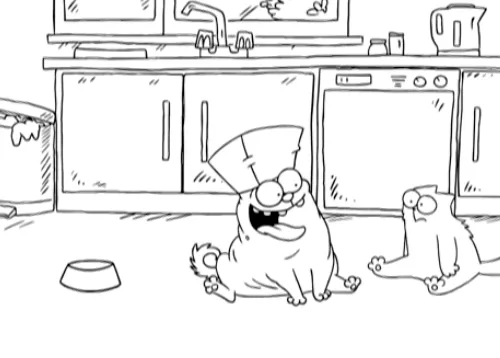 Los perros en la vida del gato más genial, con permiso de Garfield