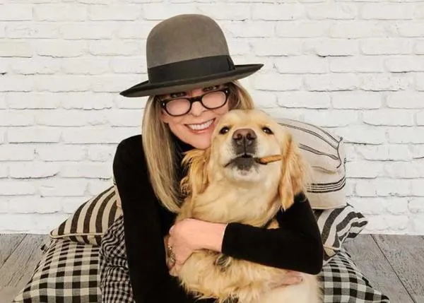 Reggie, la perra de Diane Keaton, hereda 5 millones de dólares para ella y también para diversas protectoras de animales