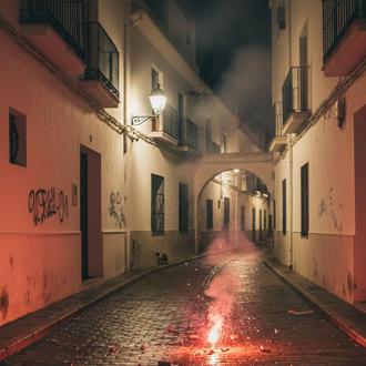 Petardos, tracas, bengalas... ¡toda la pirotecnia está prohibida en Algeciras …