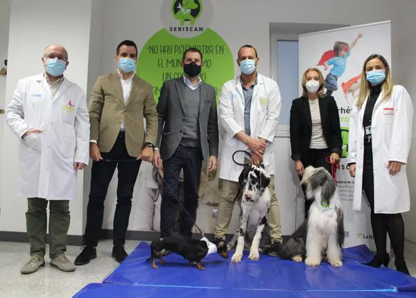 Los pacientes en el Hospital de San Pedro, Logroño, ¡pueden recibir las visitas de sus perros!