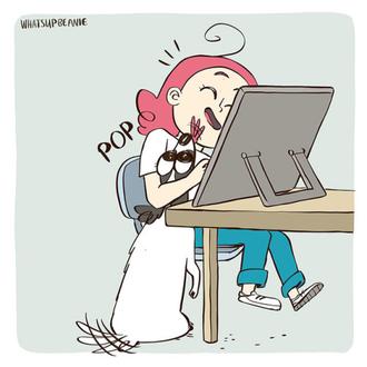 Las cómicas aventuras de una humana obsesionada por los perros